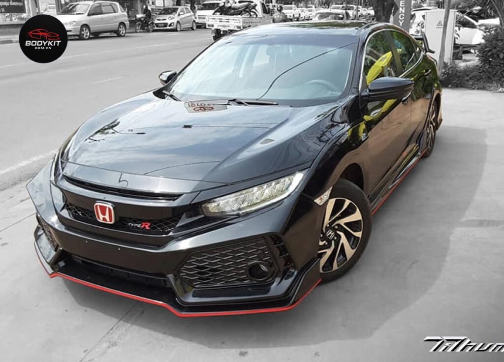 Body kit Honda Civic (FK) độ Type R mẫu Tithum