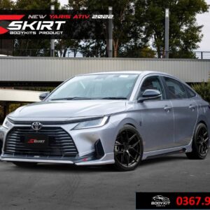 Body kit Toyota Vios đời 2023, 2024, 2025 mẫu S-SKIRT